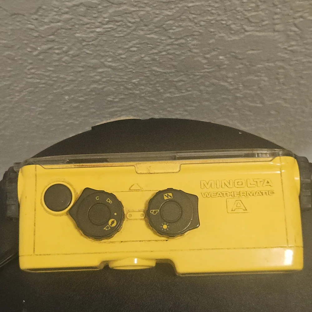 Minolta Yellow Vintage Weatherproof Camera
